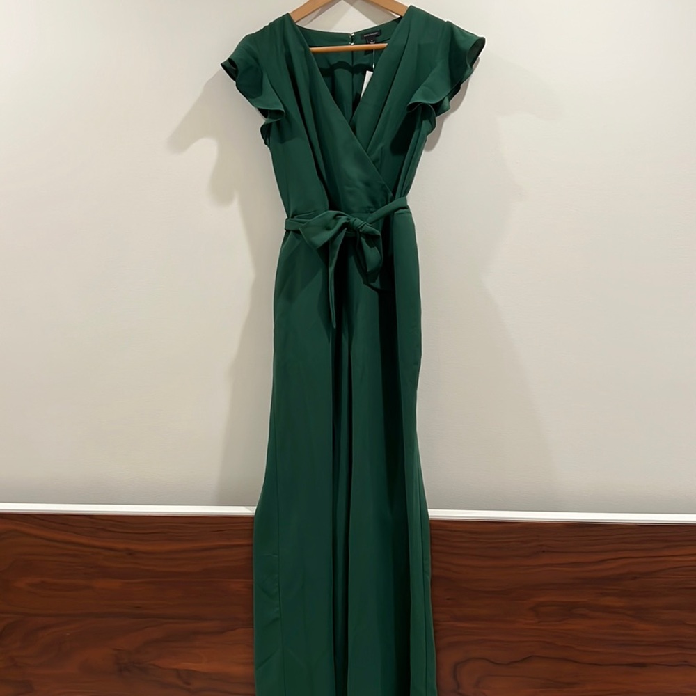 NWT Ann Taylor green romper size 4